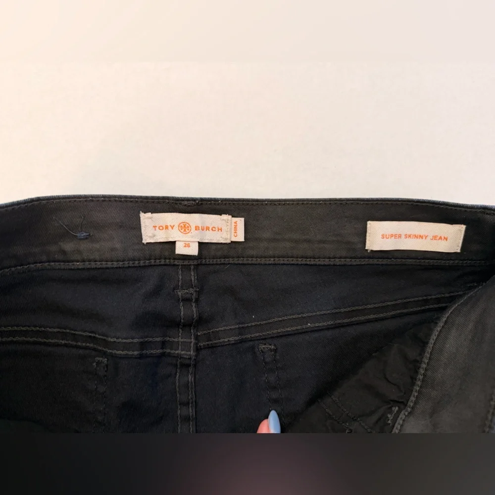 Tory Burch Black Skinny Jeans - Picture 3 of 7